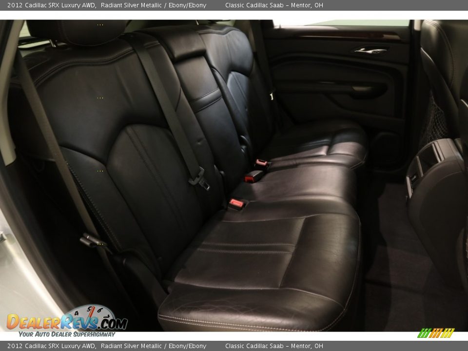 2012 Cadillac SRX Luxury AWD Radiant Silver Metallic / Ebony/Ebony Photo #15