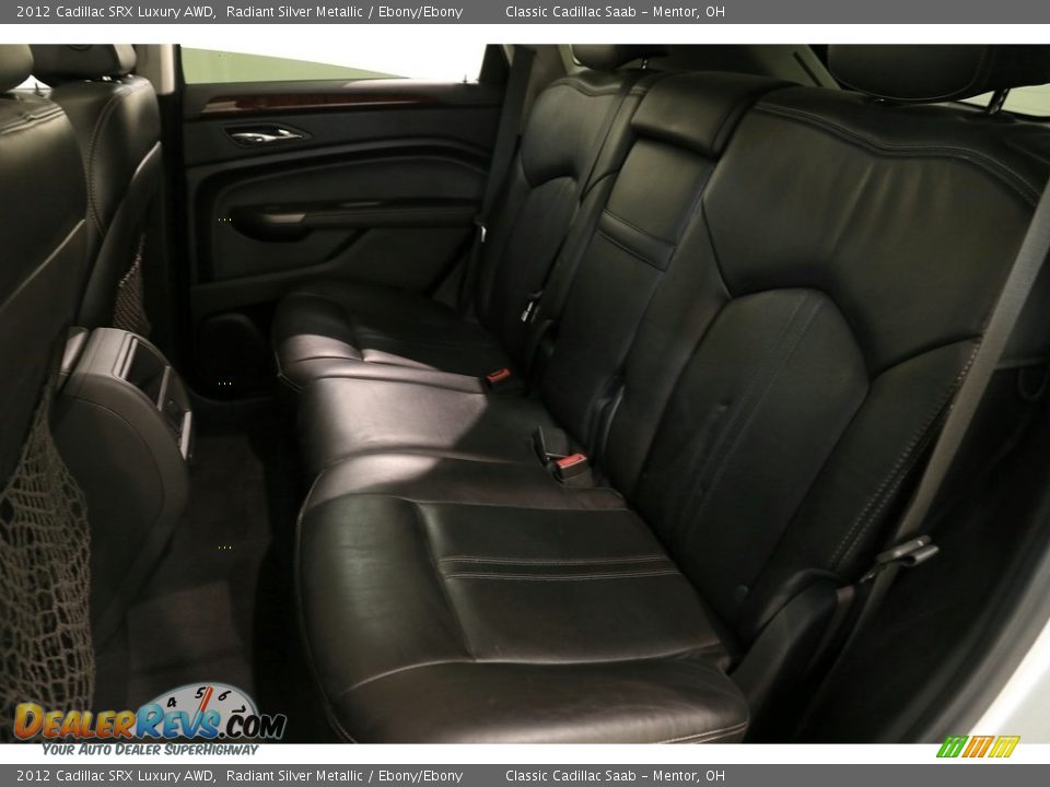 2012 Cadillac SRX Luxury AWD Radiant Silver Metallic / Ebony/Ebony Photo #16