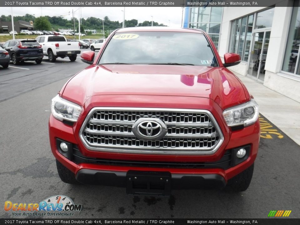 2017 Toyota Tacoma TRD Off Road Double Cab 4x4 Barcelona Red Metallic / TRD Graphite Photo #6