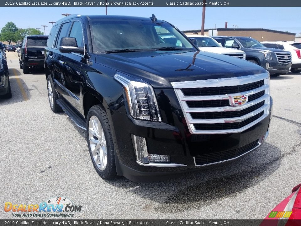 2019 Cadillac Escalade Luxury 4WD Black Raven / Kona Brown/Jet Black Accents Photo #1