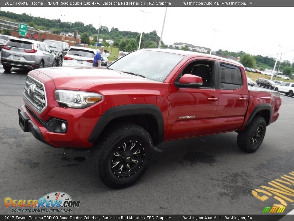 2017 Toyota Tacoma TRD Off Road Double Cab 4x4 Barcelona Red Metallic / TRD Graphite Photo #7