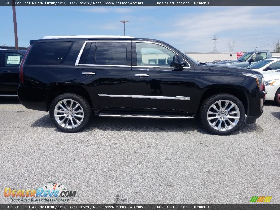 2019 Cadillac Escalade Luxury 4WD Black Raven / Kona Brown/Jet Black Accents Photo #2