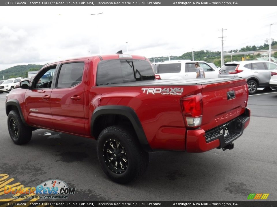 2017 Toyota Tacoma TRD Off Road Double Cab 4x4 Barcelona Red Metallic / TRD Graphite Photo #8