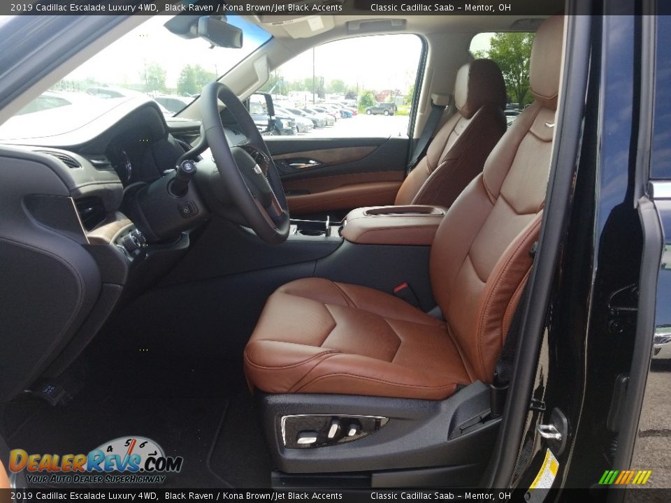 2019 Cadillac Escalade Luxury 4WD Black Raven / Kona Brown/Jet Black Accents Photo #3