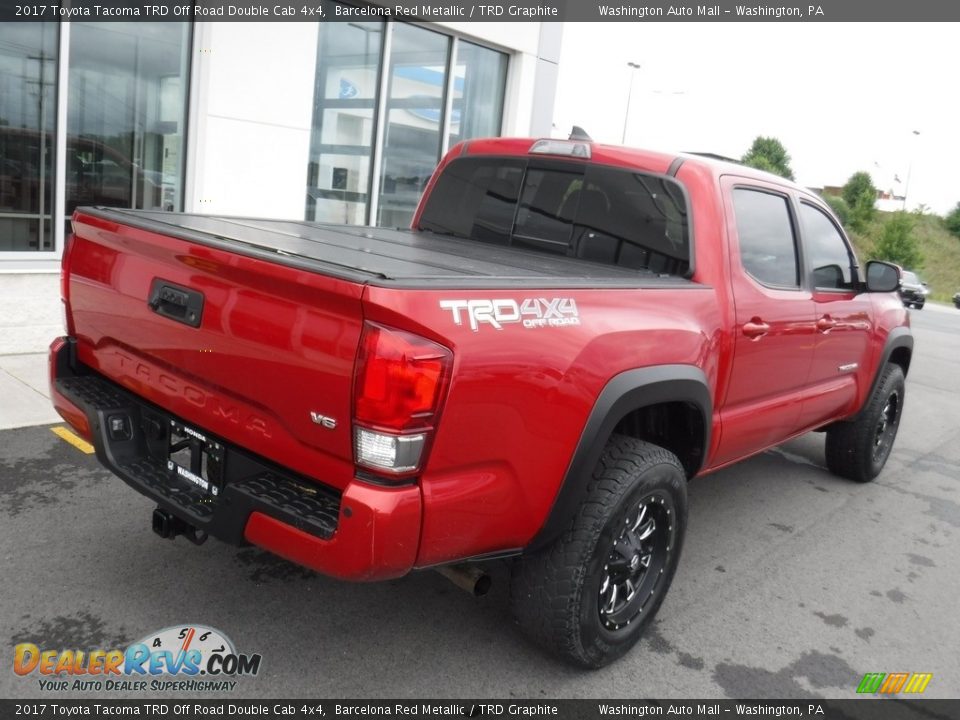 2017 Toyota Tacoma TRD Off Road Double Cab 4x4 Barcelona Red Metallic / TRD Graphite Photo #10