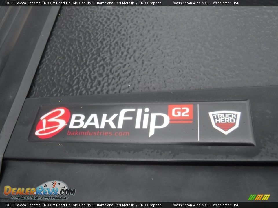 2017 Toyota Tacoma TRD Off Road Double Cab 4x4 Barcelona Red Metallic / TRD Graphite Photo #11