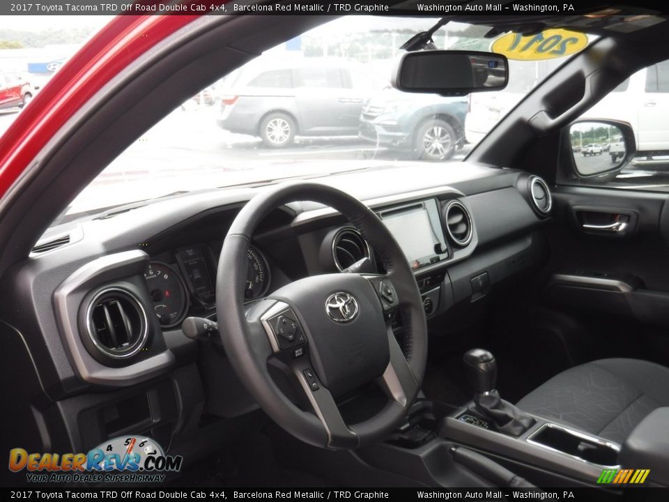 2017 Toyota Tacoma TRD Off Road Double Cab 4x4 Barcelona Red Metallic / TRD Graphite Photo #15