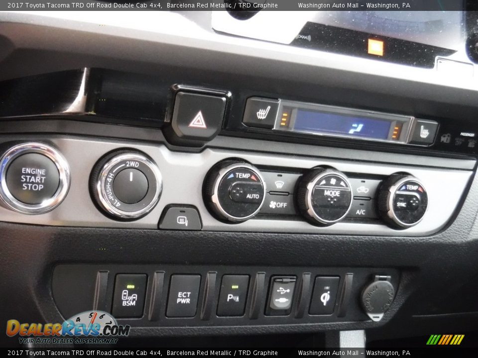 2017 Toyota Tacoma TRD Off Road Double Cab 4x4 Barcelona Red Metallic / TRD Graphite Photo #21