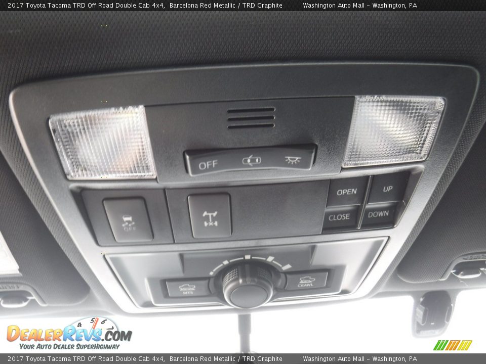 2017 Toyota Tacoma TRD Off Road Double Cab 4x4 Barcelona Red Metallic / TRD Graphite Photo #26