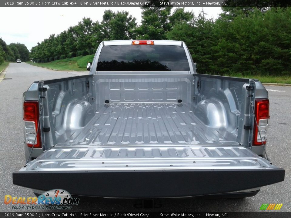 2019 Ram 3500 Big Horn Crew Cab 4x4 Billet Silver Metallic / Black/Diesel Gray Photo #13