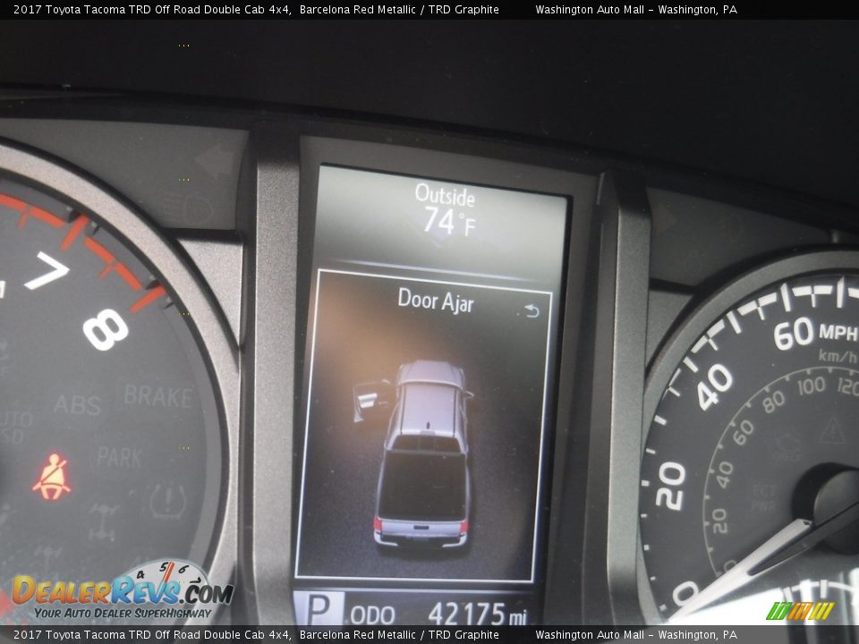 2017 Toyota Tacoma TRD Off Road Double Cab 4x4 Barcelona Red Metallic / TRD Graphite Photo #30