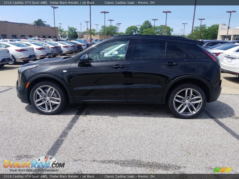 2019 Cadillac XT4 Sport AWD Stellar Black Metallic / Jet Black Photo #2