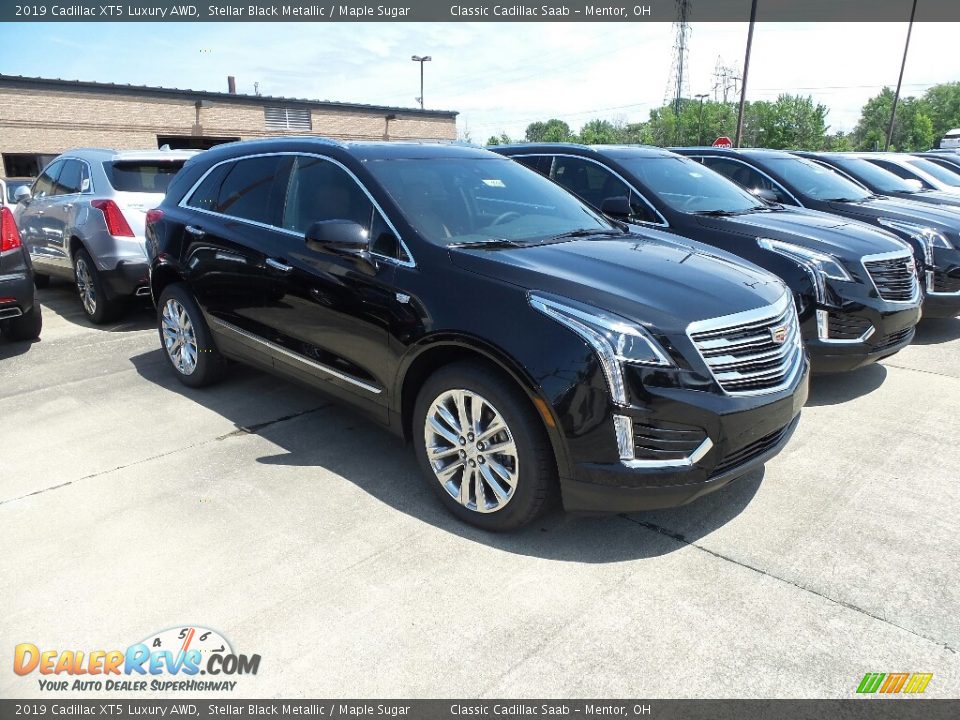 2019 Cadillac XT5 Luxury AWD Stellar Black Metallic / Maple Sugar Photo #1