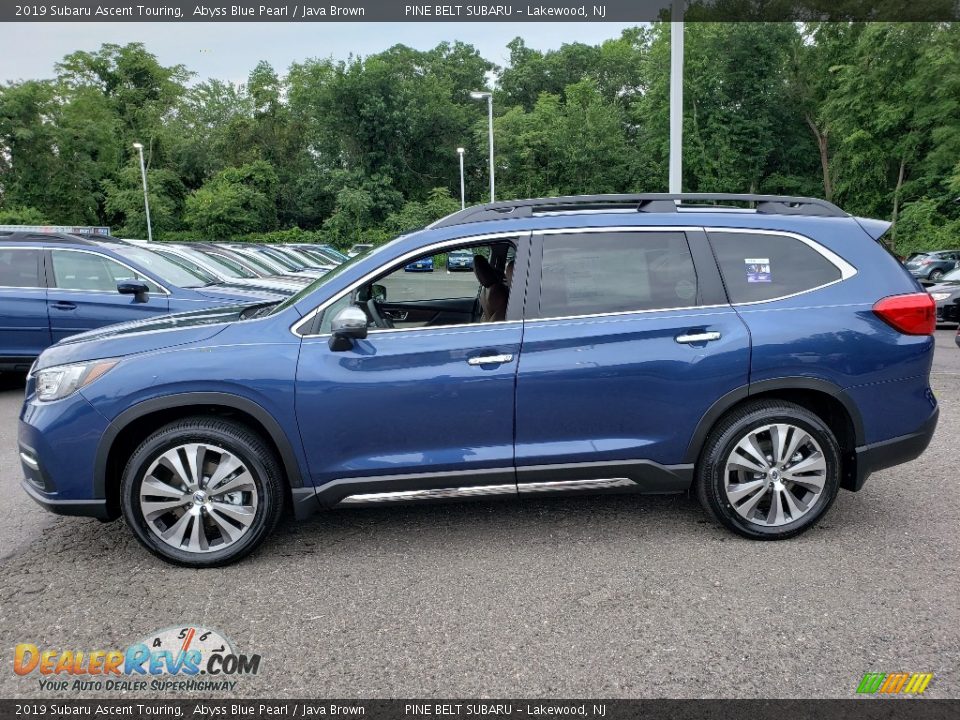 2019 Subaru Ascent Touring Abyss Blue Pearl / Java Brown Photo #3