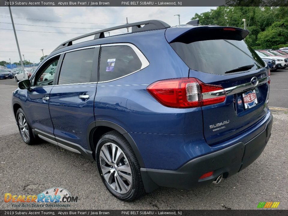 2019 Subaru Ascent Touring Abyss Blue Pearl / Java Brown Photo #4