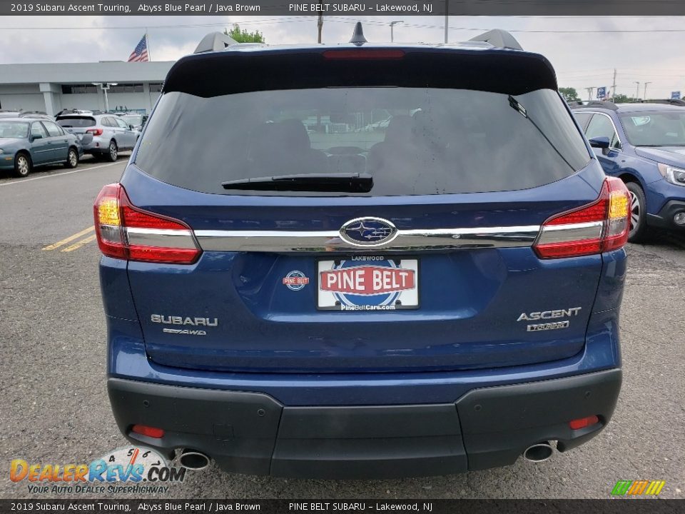2019 Subaru Ascent Touring Abyss Blue Pearl / Java Brown Photo #5