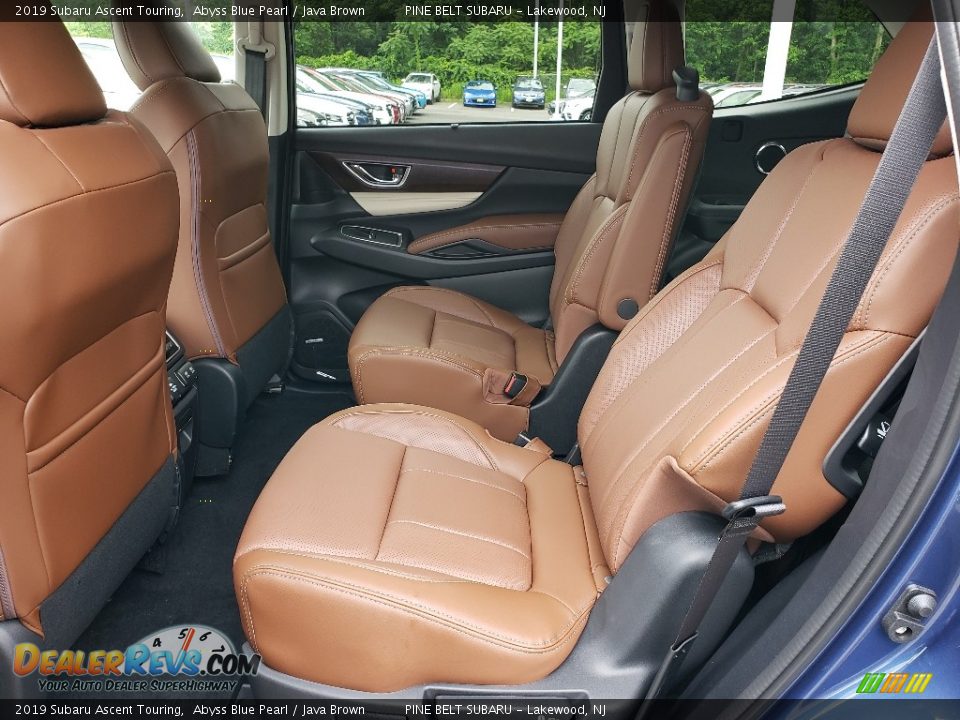 2019 Subaru Ascent Touring Abyss Blue Pearl / Java Brown Photo #6