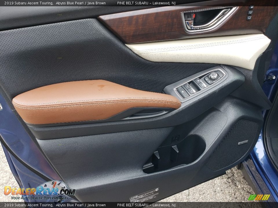 2019 Subaru Ascent Touring Abyss Blue Pearl / Java Brown Photo #8