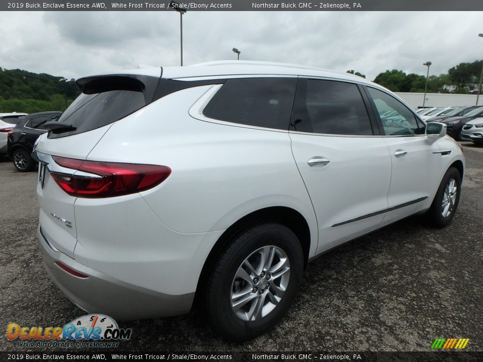 2019 Buick Enclave Essence AWD White Frost Tricoat / Shale/Ebony Accents Photo #5