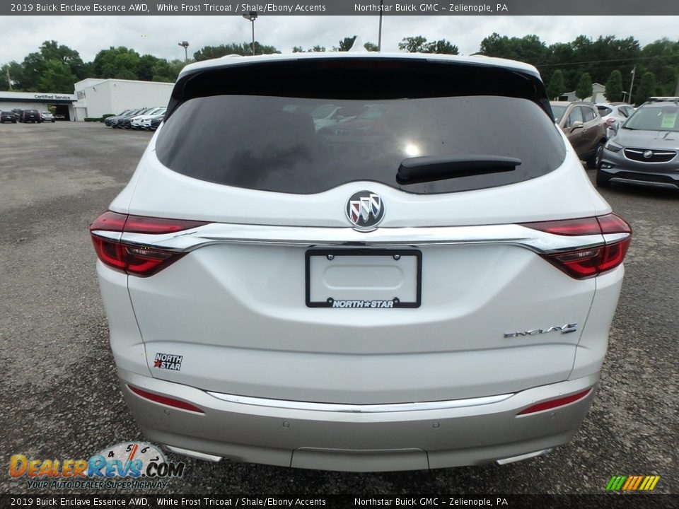 2019 Buick Enclave Essence AWD White Frost Tricoat / Shale/Ebony Accents Photo #6