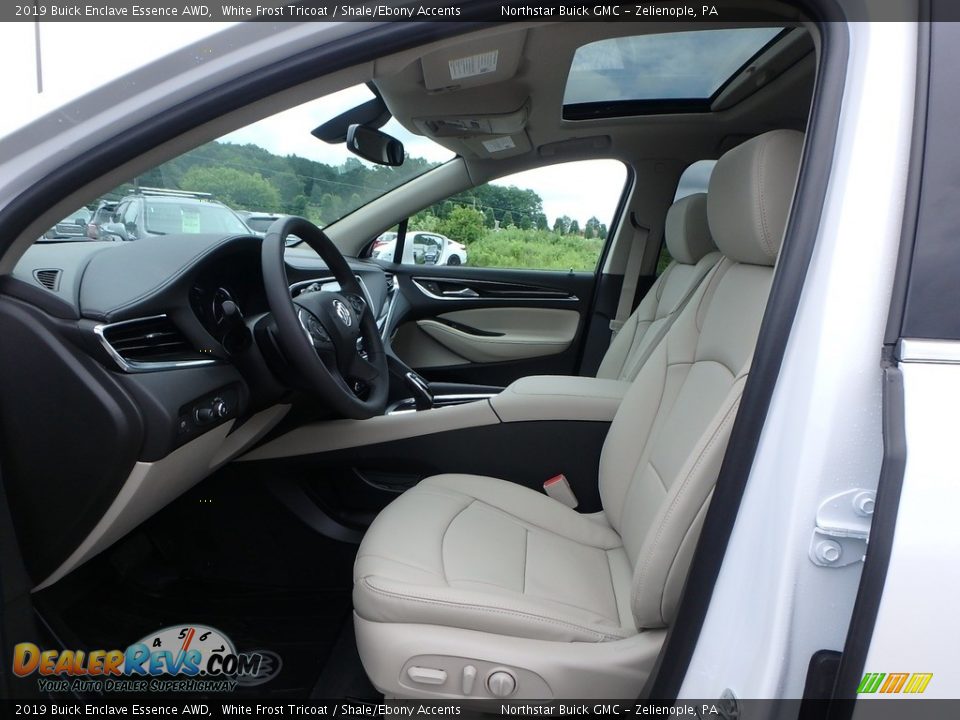 2019 Buick Enclave Essence AWD White Frost Tricoat / Shale/Ebony Accents Photo #11