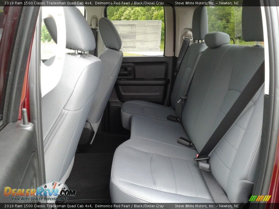 Rear Seat of 2019 Ram 1500 Classic Tradesman Quad Cab 4x4 Photo #11