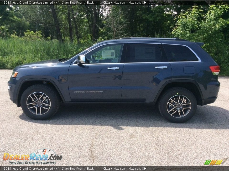 2019 Jeep Grand Cherokee Limited 4x4 Slate Blue Pearl / Black Photo #3