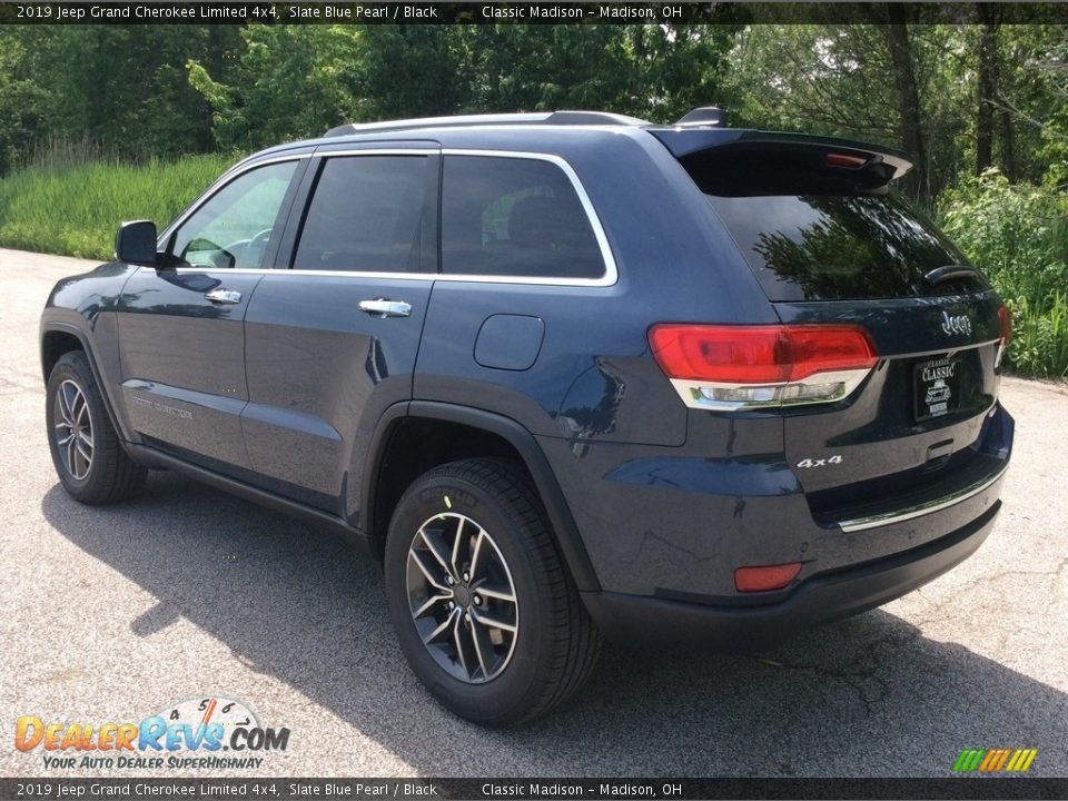 2019 Jeep Grand Cherokee Limited 4x4 Slate Blue Pearl / Black Photo #4