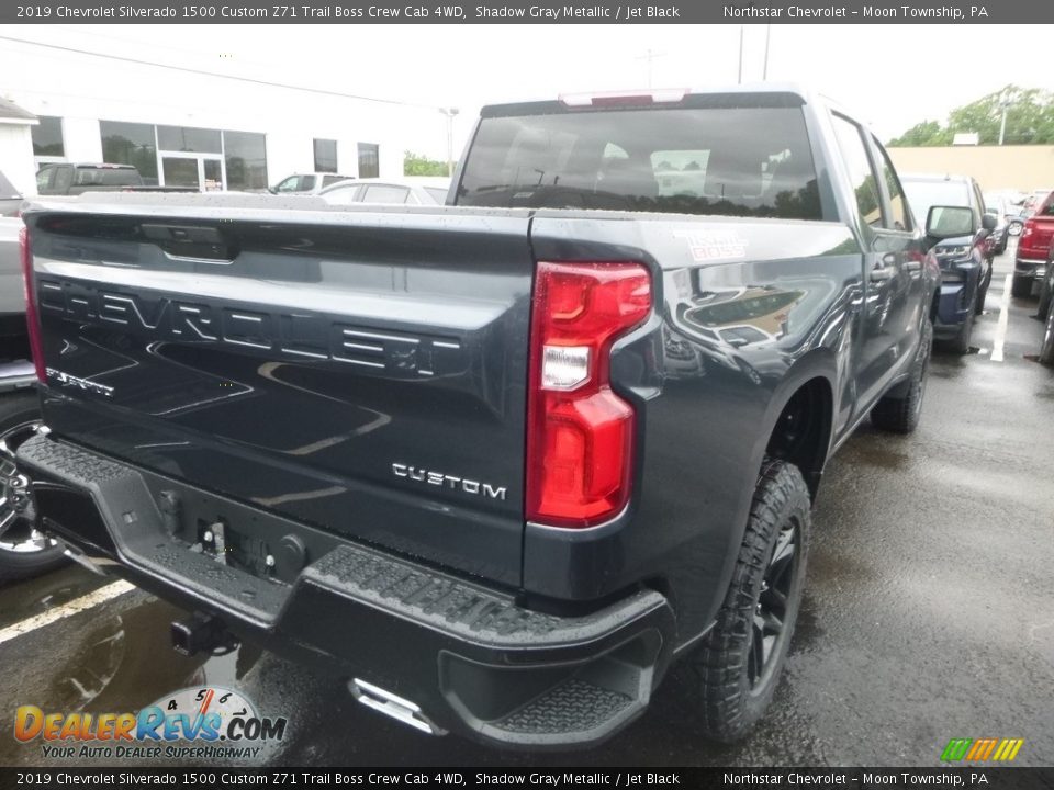 2019 Chevrolet Silverado 1500 Custom Z71 Trail Boss Crew Cab 4WD Shadow Gray Metallic / Jet Black Photo #5
