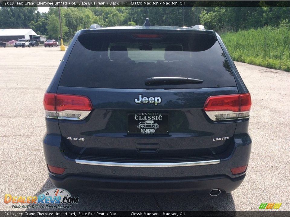 2019 Jeep Grand Cherokee Limited 4x4 Slate Blue Pearl / Black Photo #5