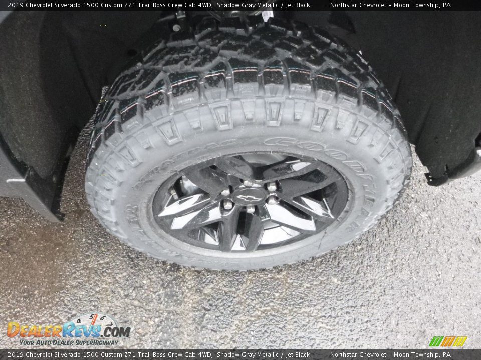 2019 Chevrolet Silverado 1500 Custom Z71 Trail Boss Crew Cab 4WD Shadow Gray Metallic / Jet Black Photo #9