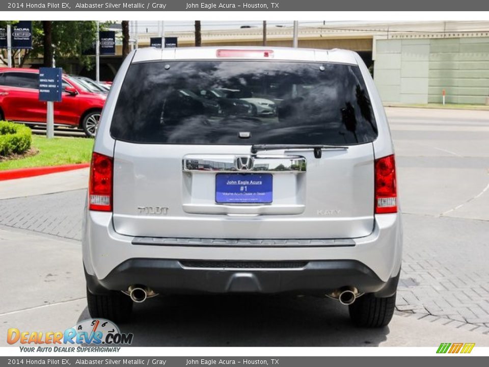 2014 Honda Pilot EX Alabaster Silver Metallic / Gray Photo #6