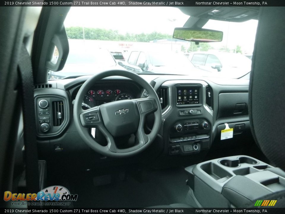 2019 Chevrolet Silverado 1500 Custom Z71 Trail Boss Crew Cab 4WD Shadow Gray Metallic / Jet Black Photo #13