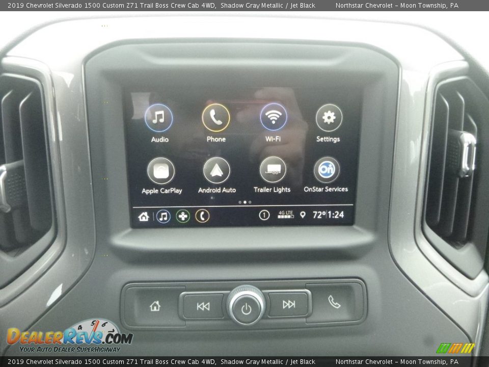 2019 Chevrolet Silverado 1500 Custom Z71 Trail Boss Crew Cab 4WD Shadow Gray Metallic / Jet Black Photo #17