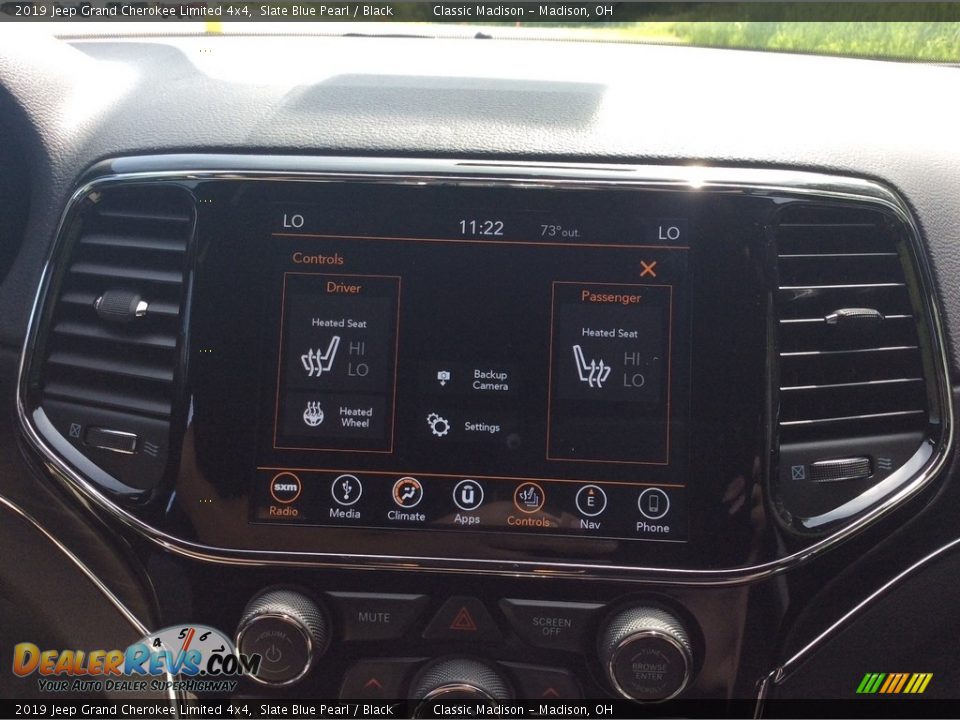 2019 Jeep Grand Cherokee Limited 4x4 Slate Blue Pearl / Black Photo #16