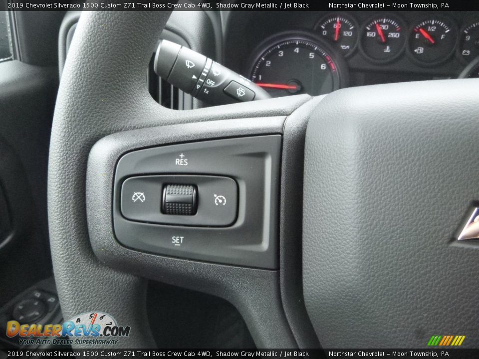 2019 Chevrolet Silverado 1500 Custom Z71 Trail Boss Crew Cab 4WD Shadow Gray Metallic / Jet Black Photo #19