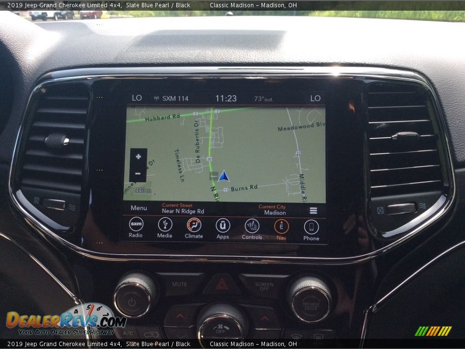 2019 Jeep Grand Cherokee Limited 4x4 Slate Blue Pearl / Black Photo #18