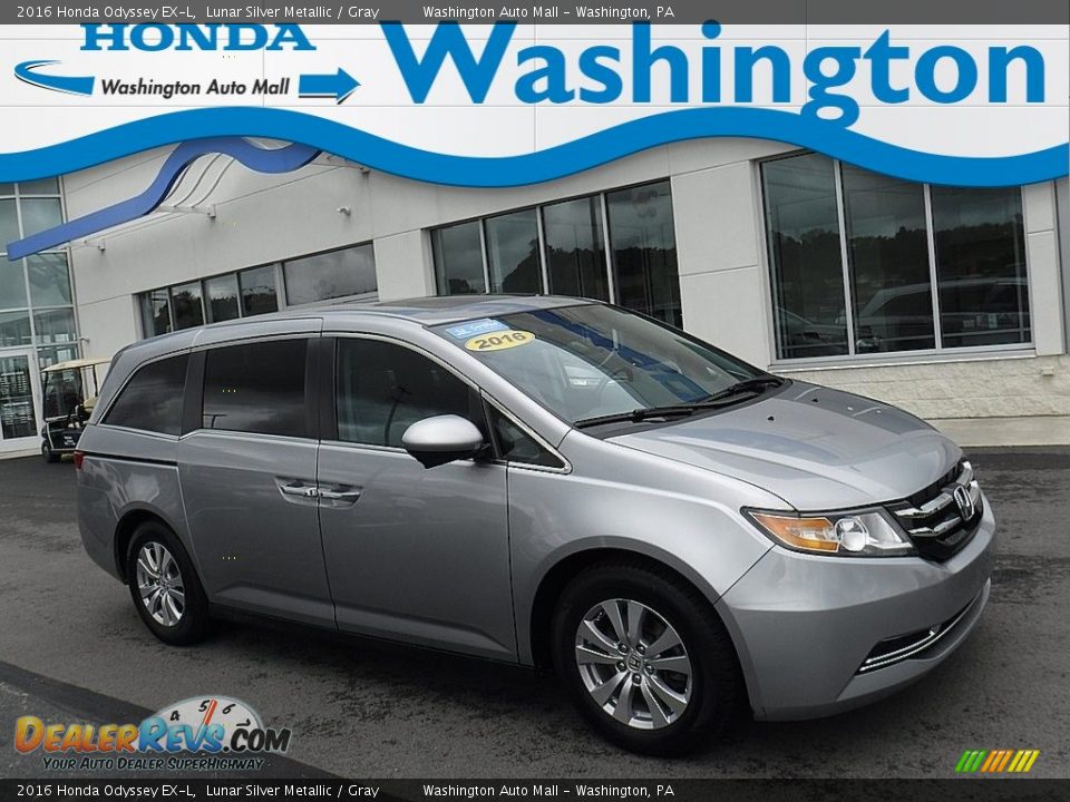 2016 Honda Odyssey EX-L Lunar Silver Metallic / Gray Photo #1