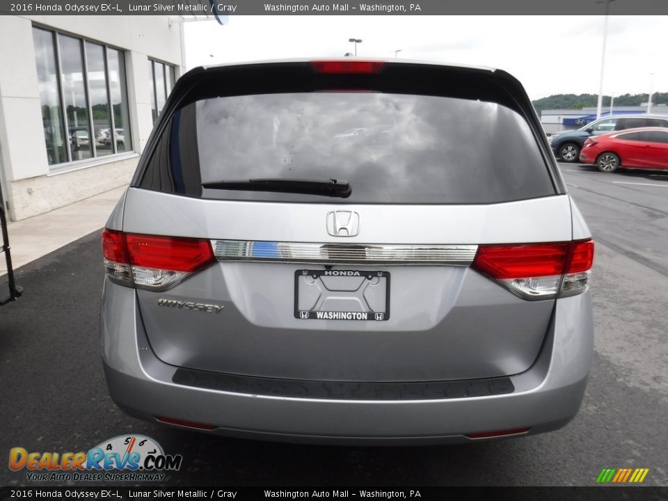 2016 Honda Odyssey EX-L Lunar Silver Metallic / Gray Photo #8