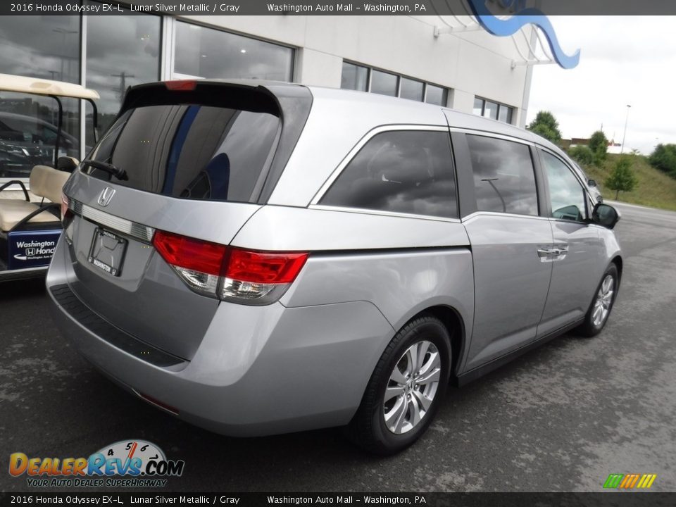 2016 Honda Odyssey EX-L Lunar Silver Metallic / Gray Photo #9