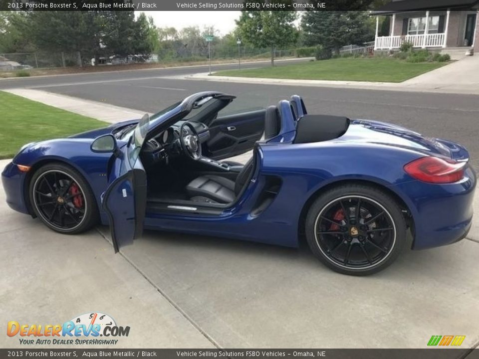 2013 Porsche Boxster S Aqua Blue Metallic / Black Photo #4