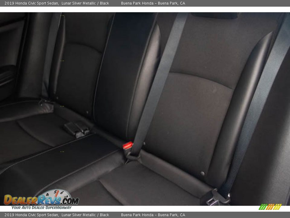 2019 Honda Civic Sport Sedan Lunar Silver Metallic / Black Photo #19