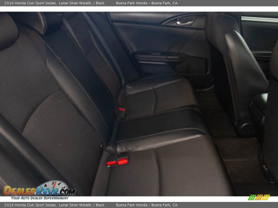 2019 Honda Civic Sport Sedan Lunar Silver Metallic / Black Photo #21