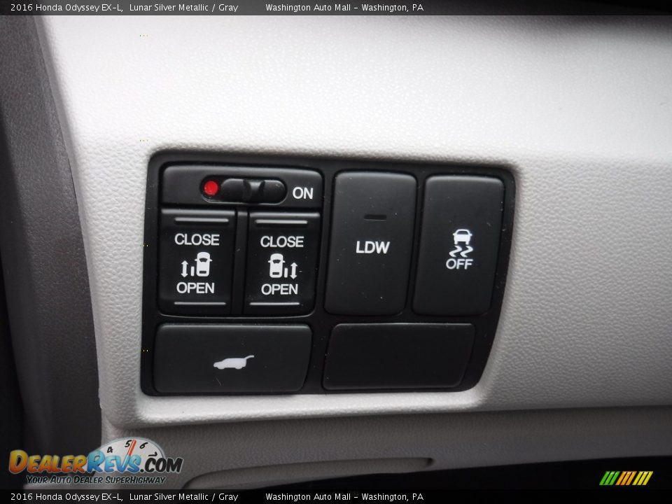 2016 Honda Odyssey EX-L Lunar Silver Metallic / Gray Photo #14