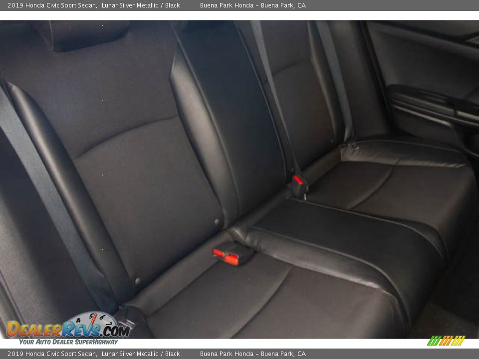 2019 Honda Civic Sport Sedan Lunar Silver Metallic / Black Photo #22
