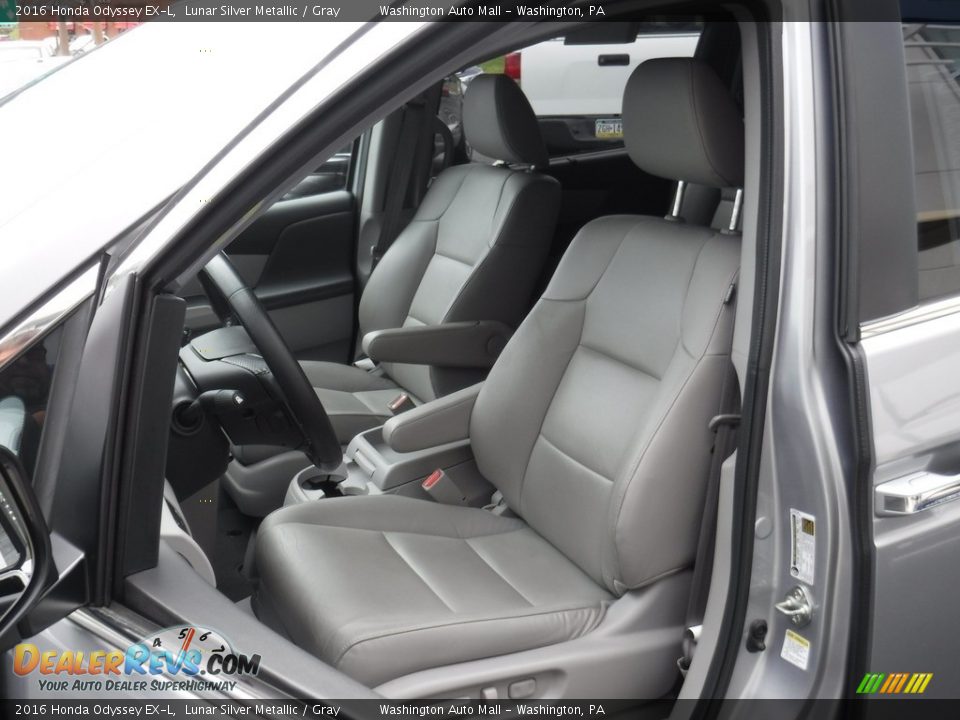2016 Honda Odyssey EX-L Lunar Silver Metallic / Gray Photo #15