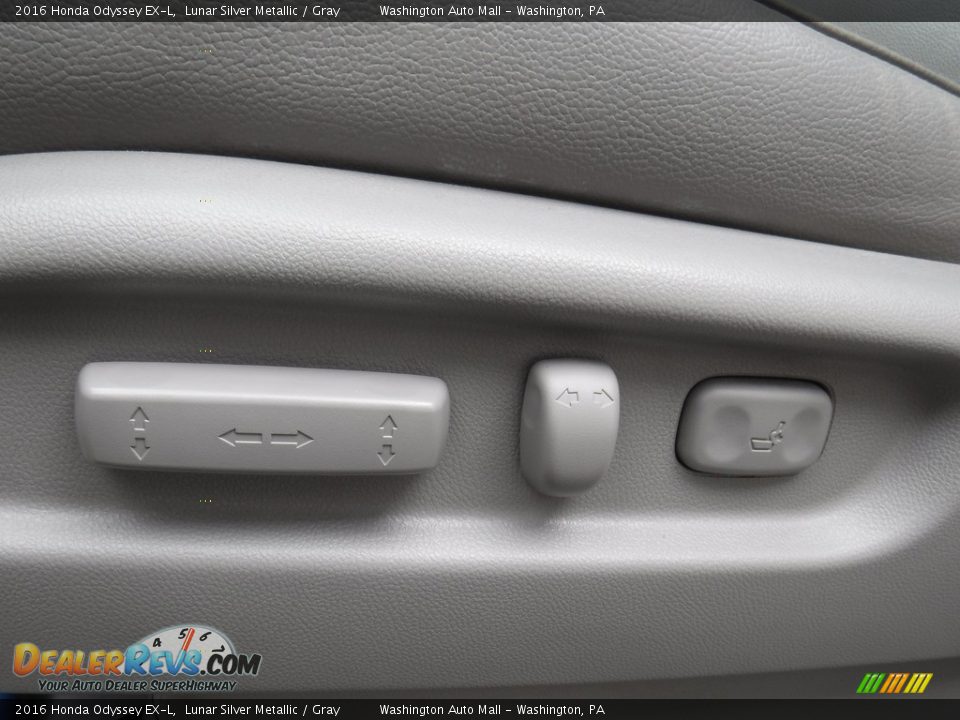2016 Honda Odyssey EX-L Lunar Silver Metallic / Gray Photo #16