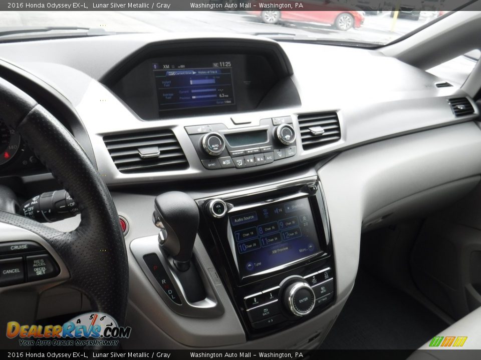 2016 Honda Odyssey EX-L Lunar Silver Metallic / Gray Photo #18