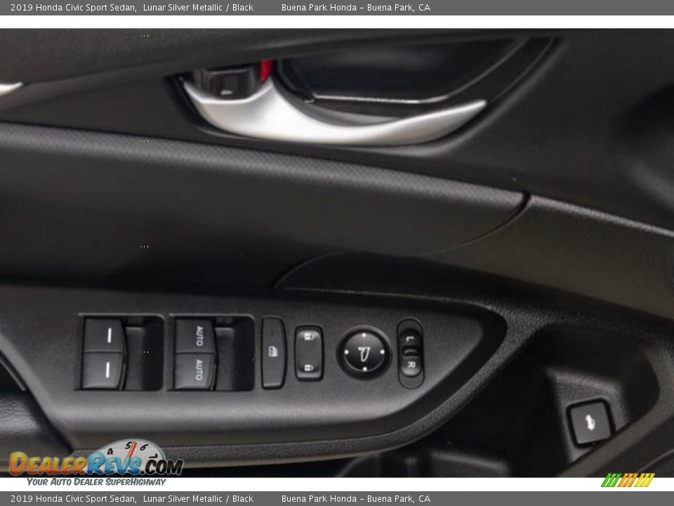2019 Honda Civic Sport Sedan Lunar Silver Metallic / Black Photo #29
