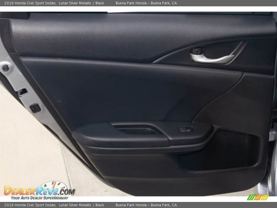 2019 Honda Civic Sport Sedan Lunar Silver Metallic / Black Photo #30